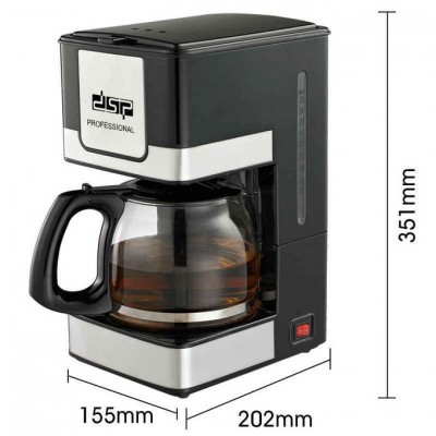 Αυτόματη Καφετιέρα Espresso 1.5L για 12 Φλυτζάνια KA3024 - 3.5bar 800W